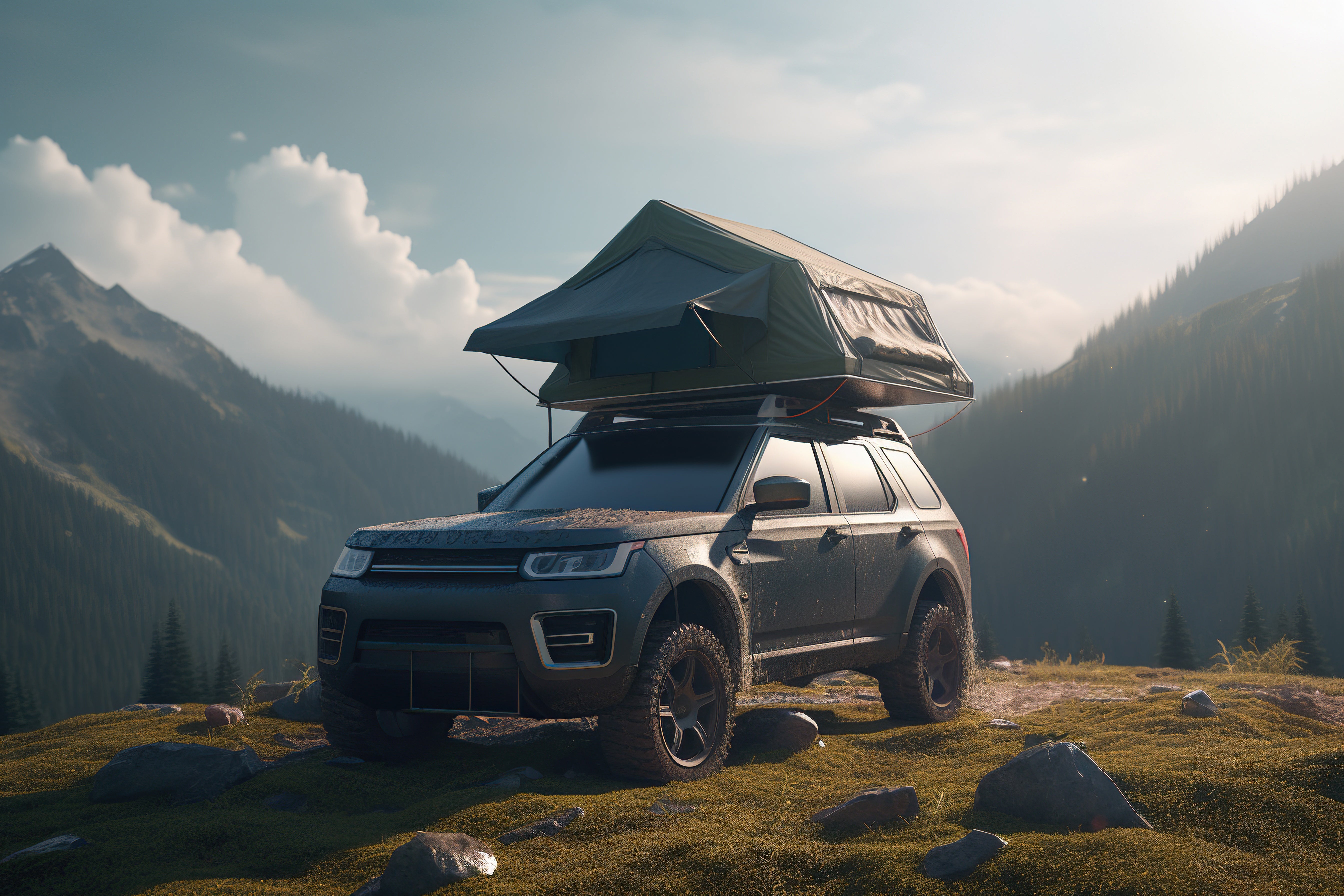 Schlafen im Dachzelt